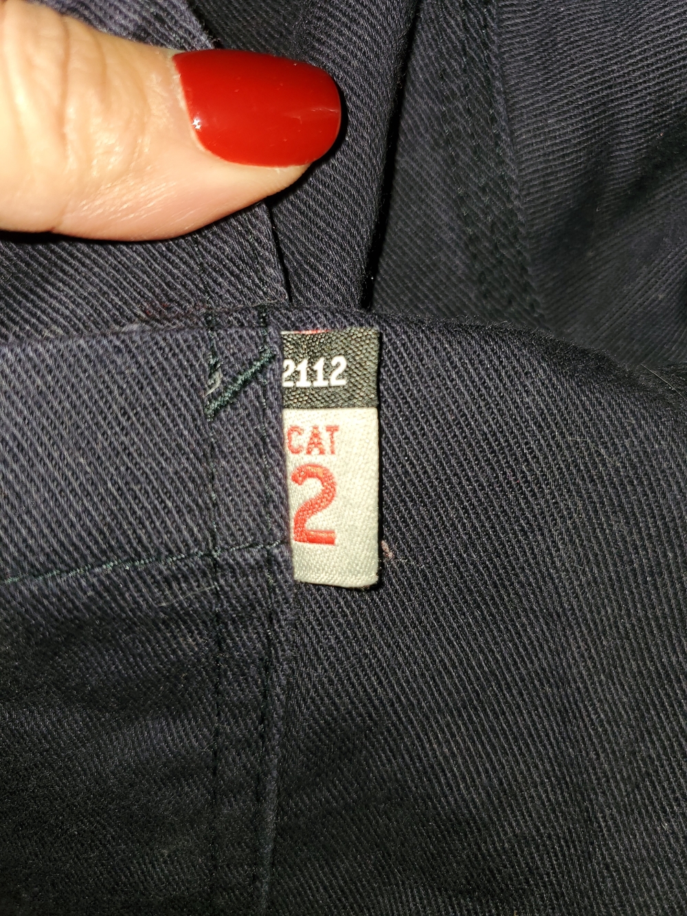 Carhartt Men's Navy Flame-Resistant Deluxe Coveralls - Picture 4 of 6
